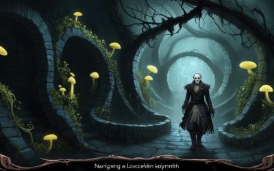 Shadows of Strategy: Navigating a Lovecraftian Labyrinth