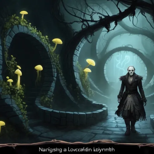 Shadows of Strategy: Navigating a Lovecraftian Labyrinth